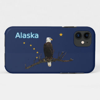 Alaska Eagle And Flag iPhone 11 Case
