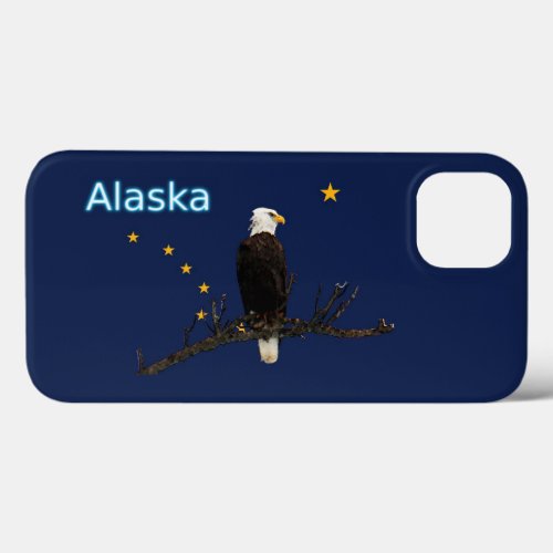 Alaska Eagle And Flag iPhone 13 Case