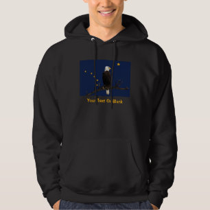 Alaska Eagle And Flag Hoodie