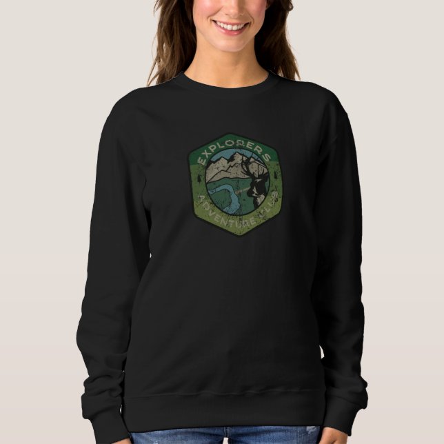 Alaska Explorer's Adventure Club Sweatshirt (Front)