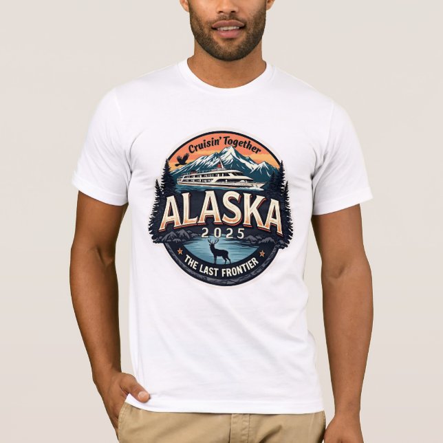 Alaska Family Cruise 2025 Jersey Cotton T-Shirt (Front)
