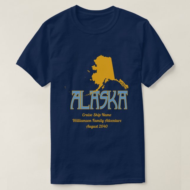 T-shirt Alaska Mickey Moose - Touristique, Bleu, Taille M, Occasion Très Bon état