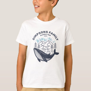 Alaska Family Group Cruise Trip Whale Watching T-Shirt