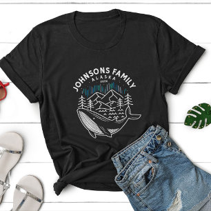 Alaska Family Group Cruise Trip Whale Watching T-Shirt
