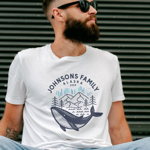 Alaska Family Group Cruise Trip Whale Watching T-Shirt