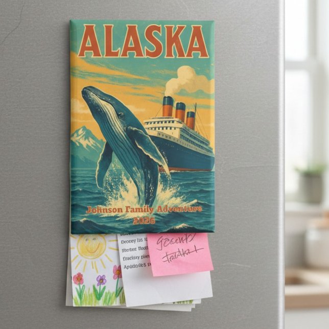 Alaska Family Reunion Cruise Magnet (Alaska Family Reunion magnet)