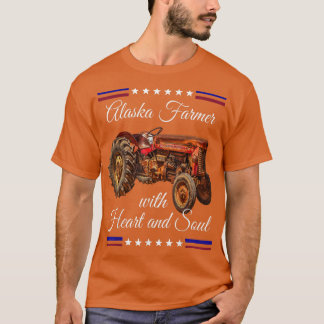 Alaska Farmer Retro  T-Shirt