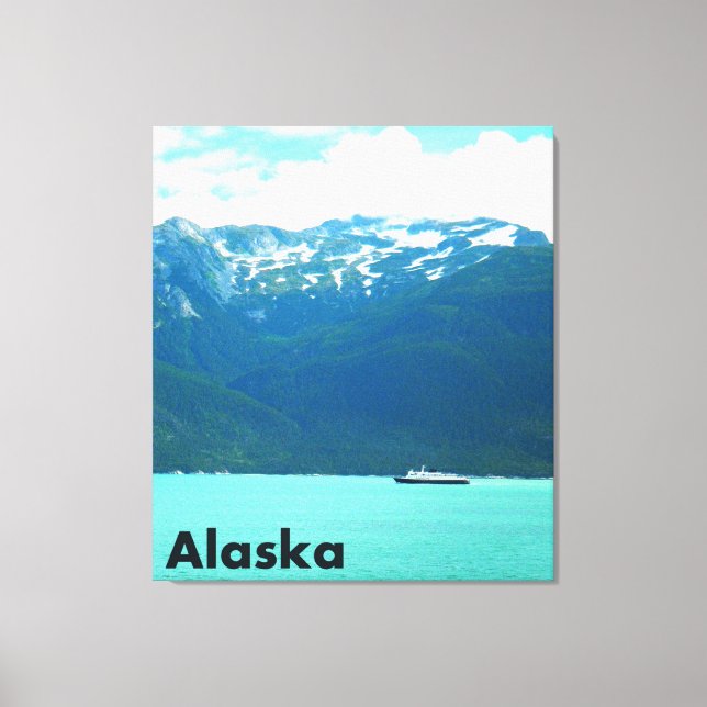 Alaska Ferry Canvas Print (Front)