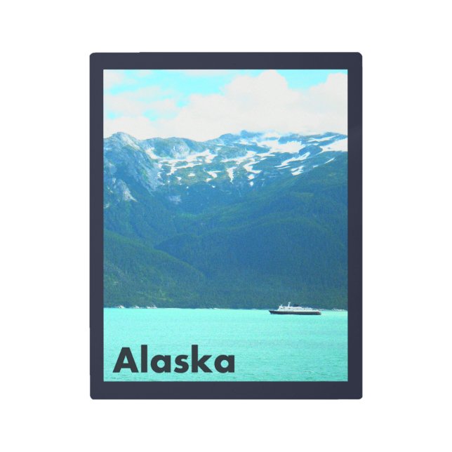 Alaska Ferry Metal Print (Front)