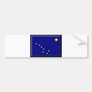 Alaska Flag Bumper Sticker