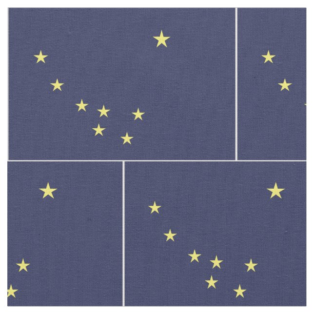 ALASKA Flag - Fabric (Close Up)