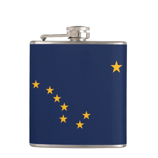 Alaska Flag Flask (Front)