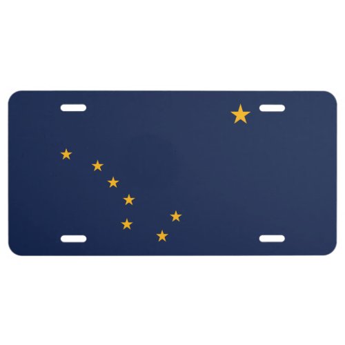 Alaska Flag License Plate