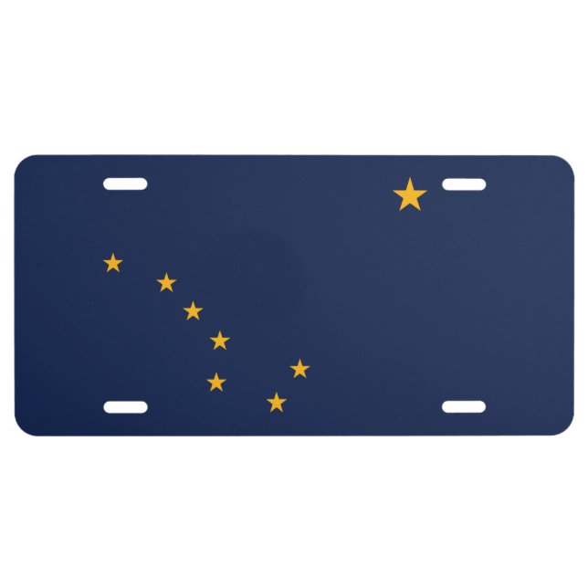 Alaska Flag License Plate (Front)