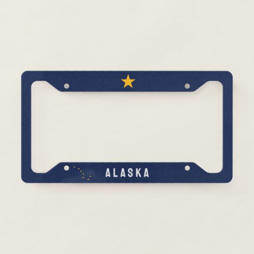 Alaska Flag License Plate Frame