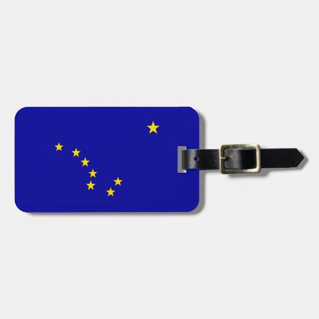 ALASKA FLAG LUGGAGE TAG (Front Horizontal)