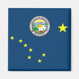 Alaska flag magnet