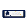 Alaska Flag Map Design Return Address Label