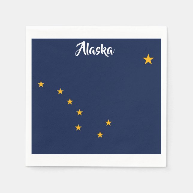 Alaska Flag Napkins (Front)