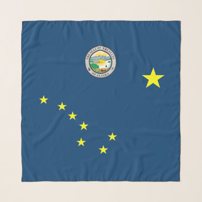 Alaska flag scarf (Front)