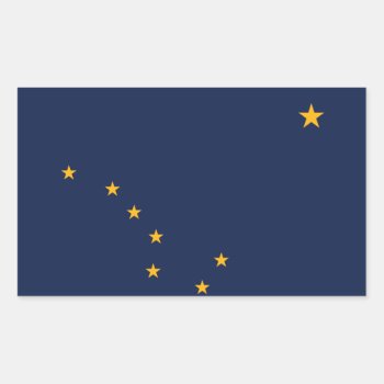 Alaska* Flag Sticker by Azorean at Zazzle