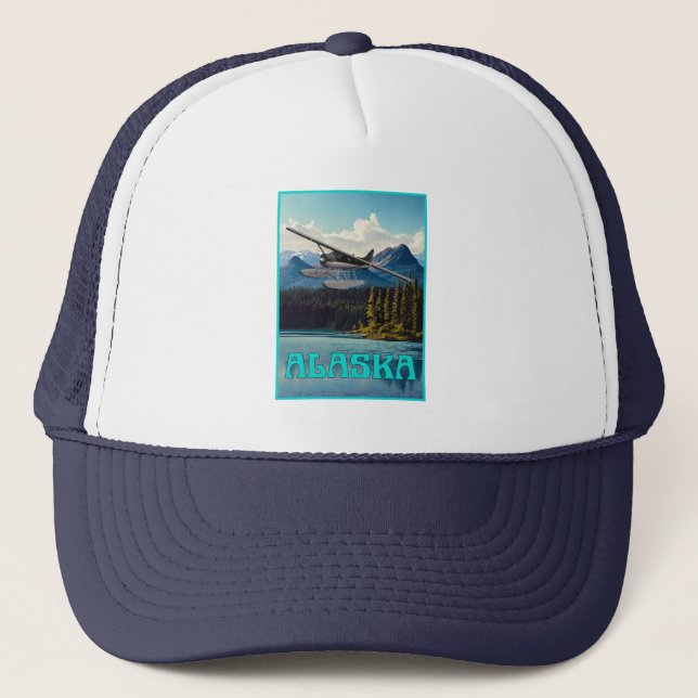Alaska float plane trucker hat (Front)