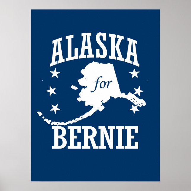 ALASKA FOR BERNIE SANDERS POSTER (Front)