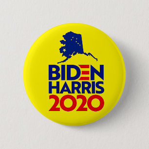 Alaska for Biden Harris 2020 Button