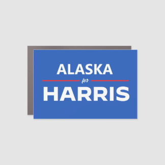 Alaska for Kamala Harris Car Magnet
