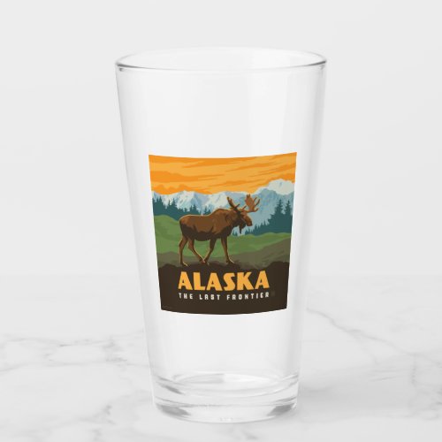 Alaska  Frontier Moose Glass