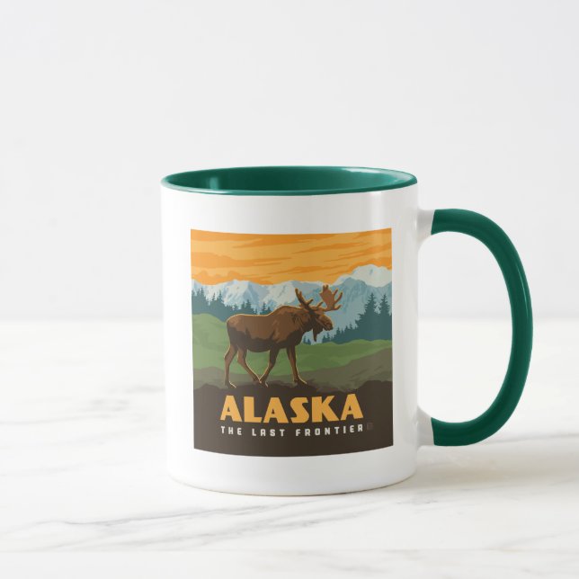 Alaska | Frontier Moose Mug (Right)