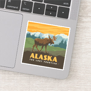 Alaska Frontier Moose Sticker