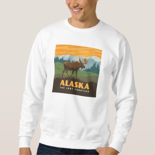 Alaska  Frontier Moose Sweatshirt