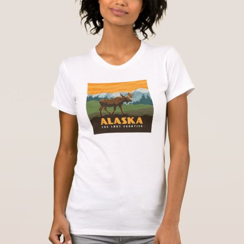 Alaska  Frontier Moose T_Shirt