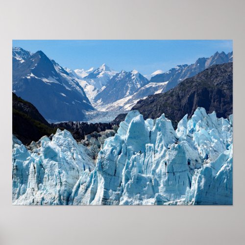 Alaska Glacier Bay Landscape Photo Poster