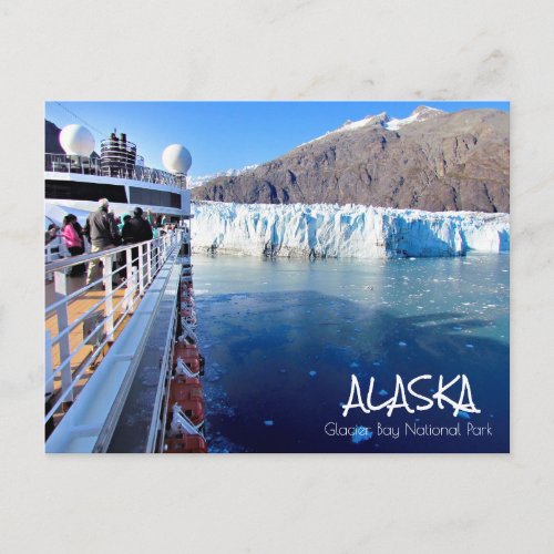 Alaska Glacier Bay National Park Postcard