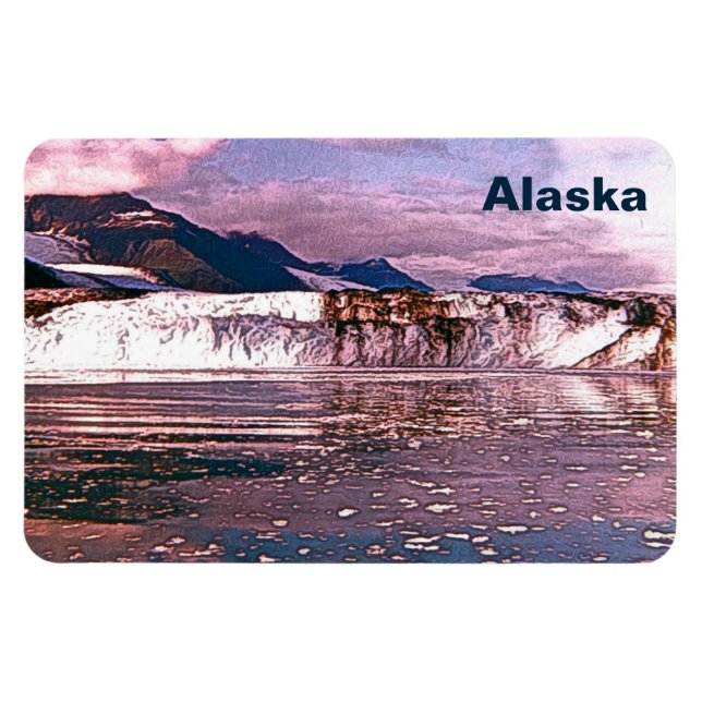 Alaska Glacier Magnet (Horizontal)