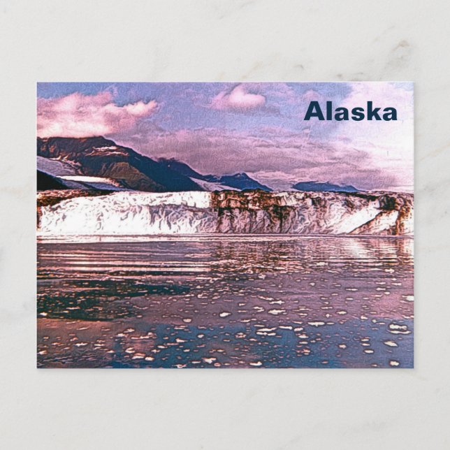 Alaska Glacier Postcard (Front)