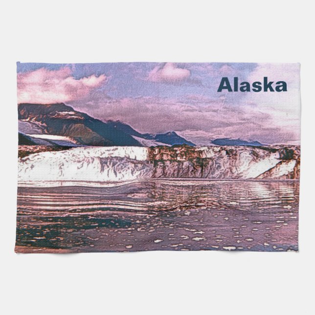 Alaska Glacier Towel (Horizontal)