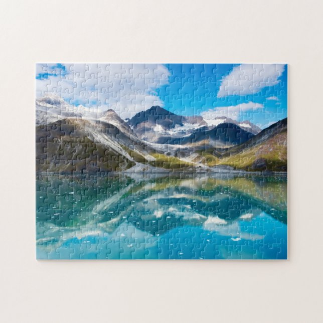 Alaska Glaciers Landscape Alaska Photography Compl Jigsaw Puzzle (Horizontal)