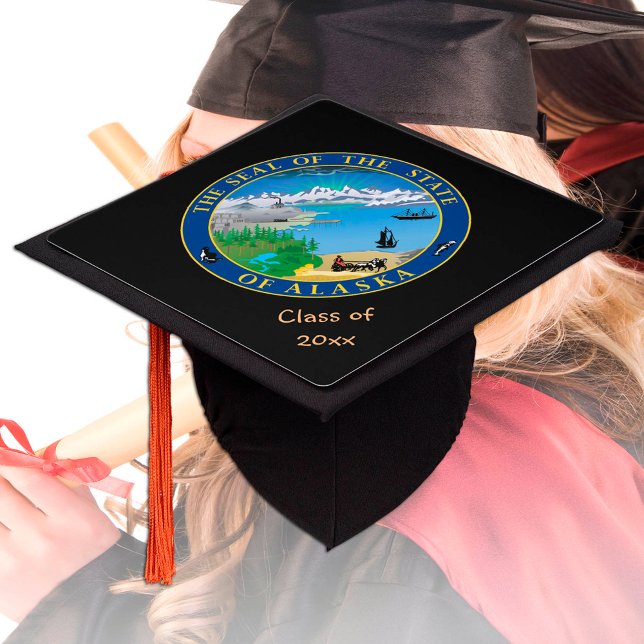 Alaska Graduate & Alaska students / University Graduation Cap Topper (Creator Uploaded)