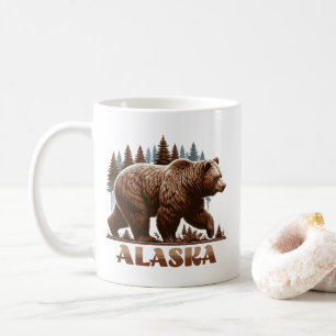 Alaska Grizzly Bear Coffee Mug