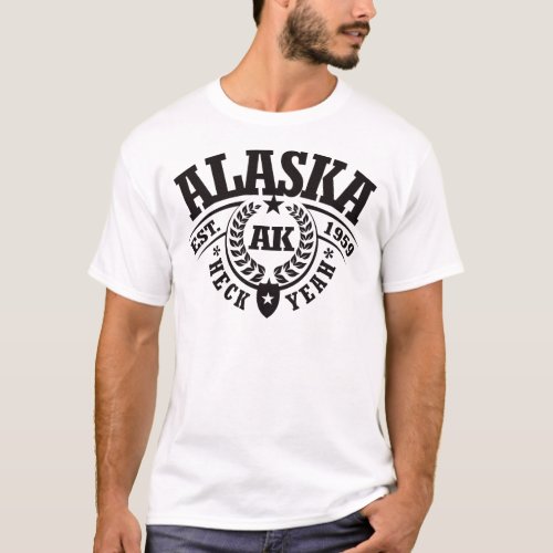 Alaska Heck Yeah Est 1959 T_Shirt