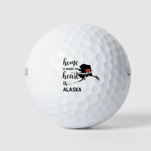 Alaska home is where the heart is golf balls