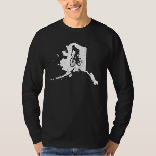Alaska Home State Bike Cycling And Triathlon  12 T-Shirt