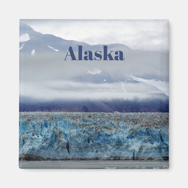 Alaska Hubbard Glacier Photo Magnet (Front)