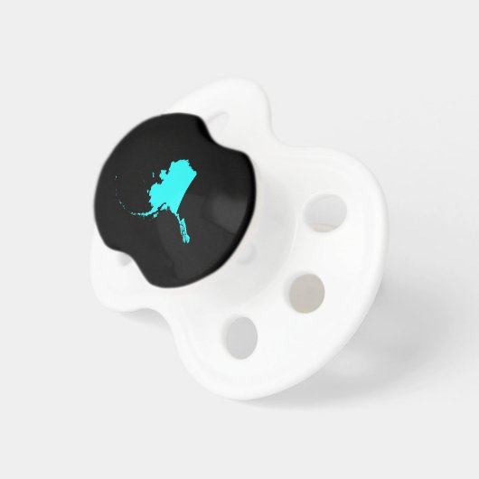 Alaska in Aqua and Black Pacifier (Front Right)
