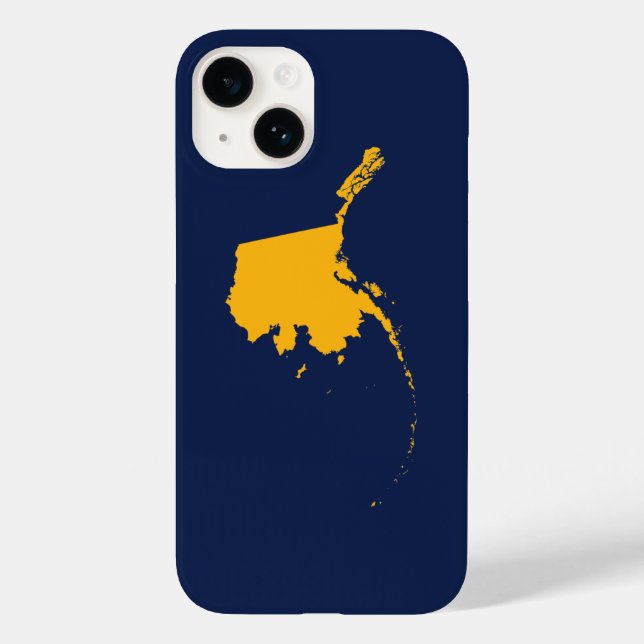 Alaska in Blue and Gold Case-Mate iPhone Case (Back)