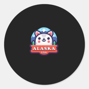 Alaska In Usa Sticker