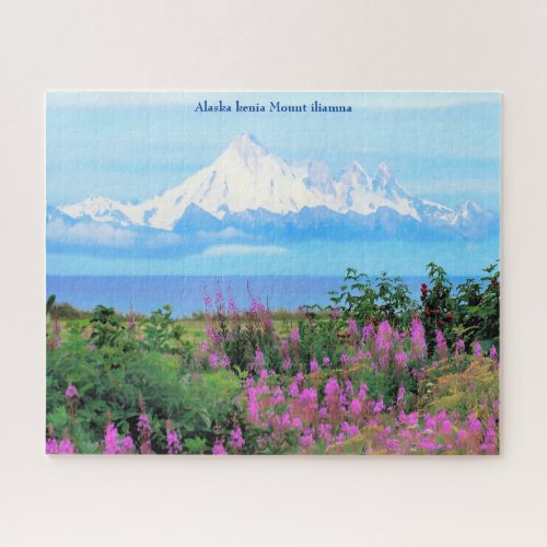 Alaska  kenia Mount iliamna Jigsaw Puzzle